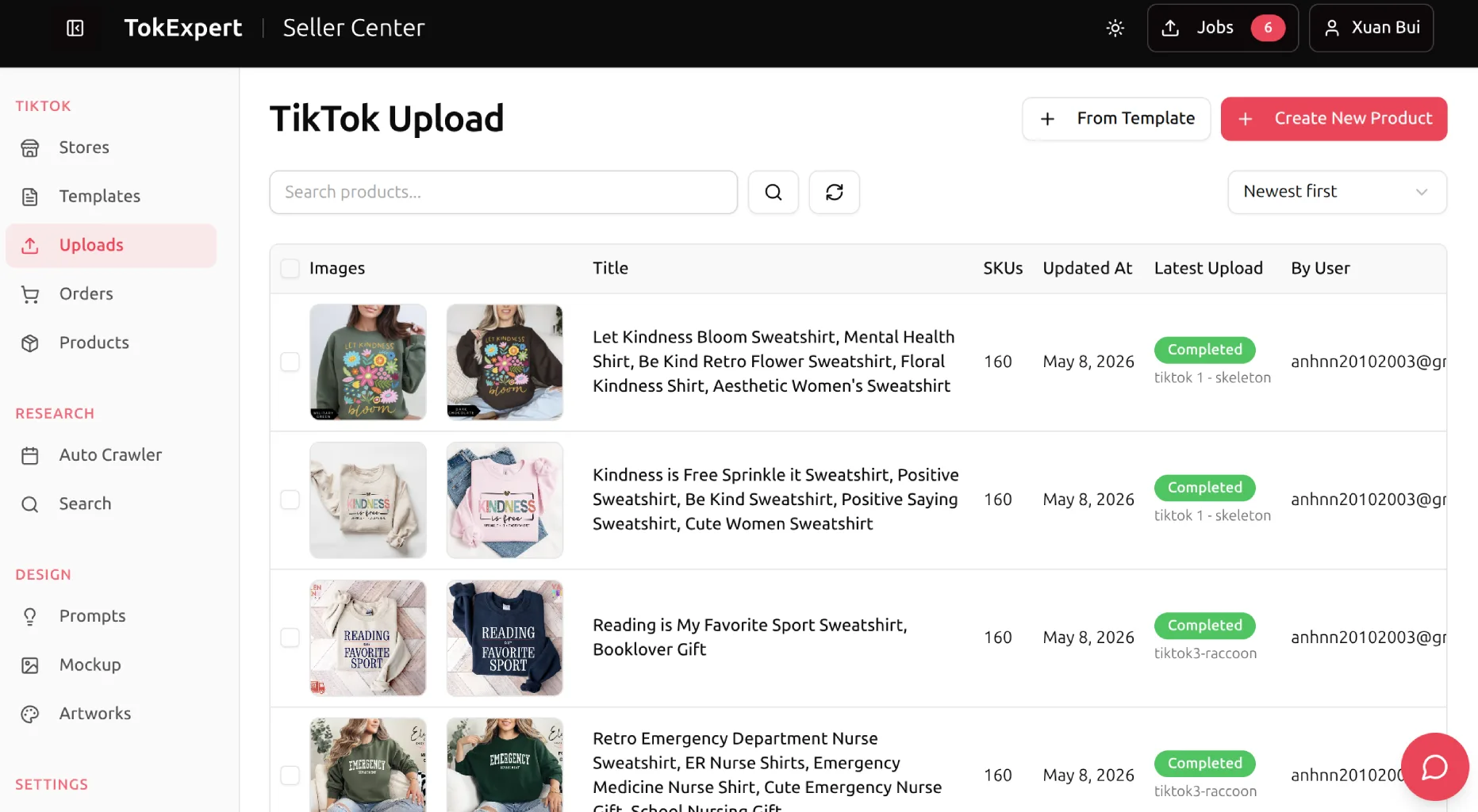 Bulk Upload