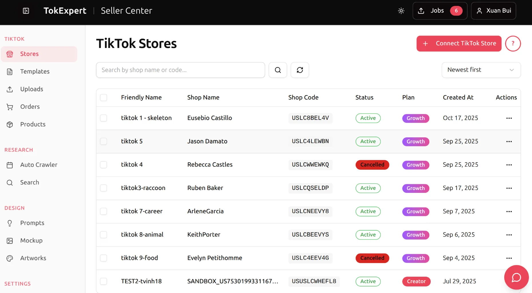 Multi-shop Support