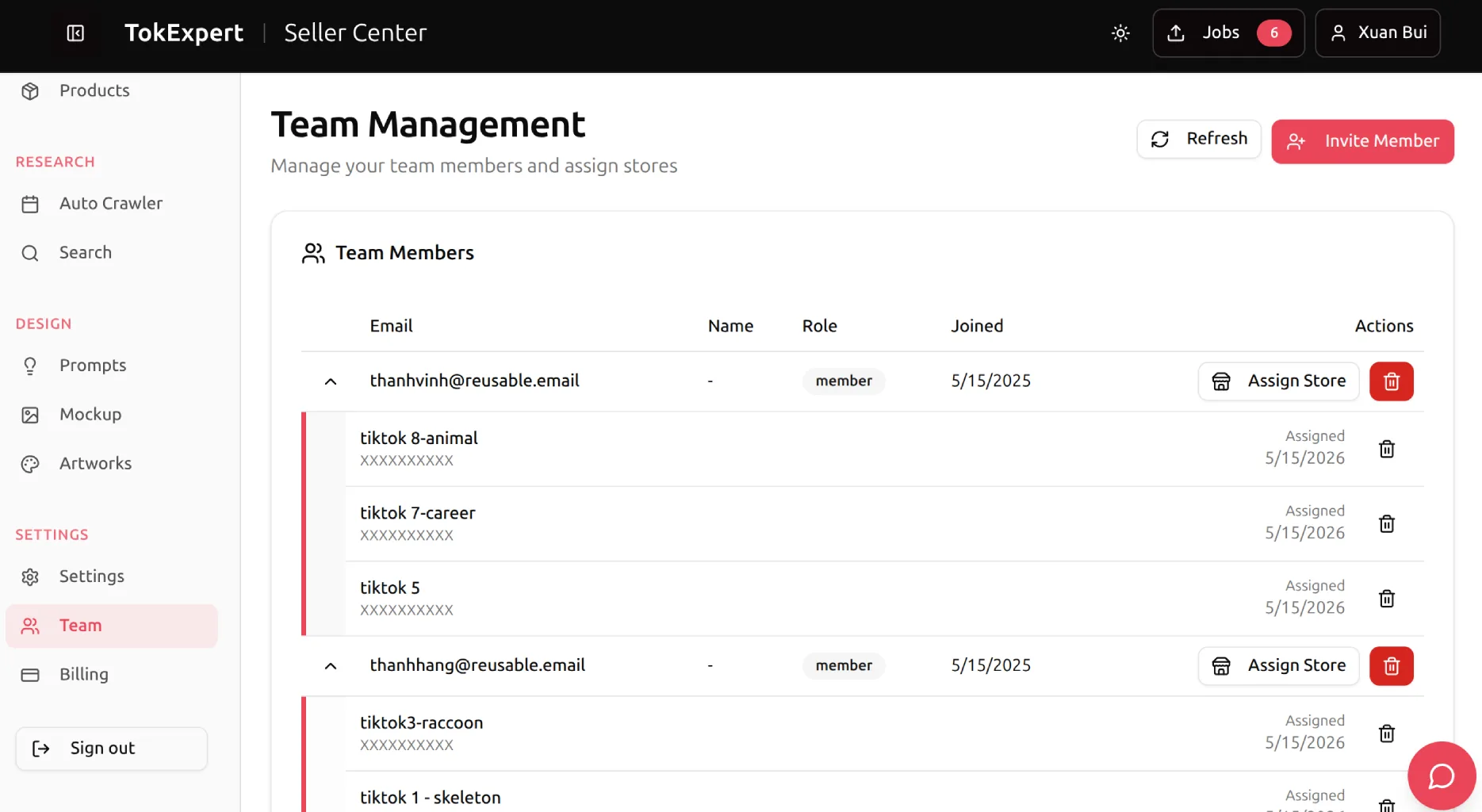 Staff Permissions