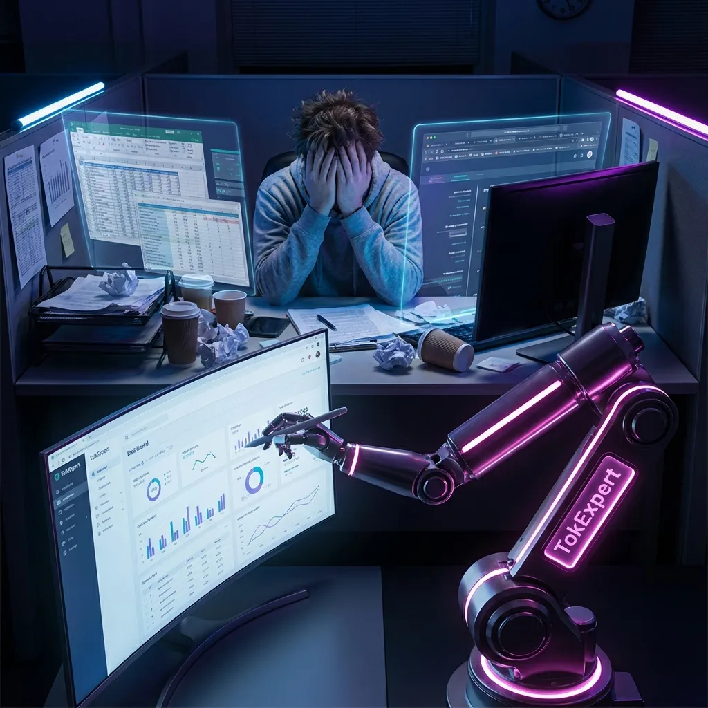 Exhausted by Manual Tasks